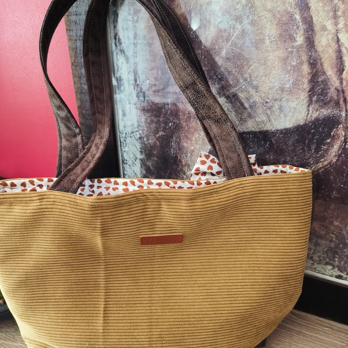 sac velours côtelé CHOUPINOU