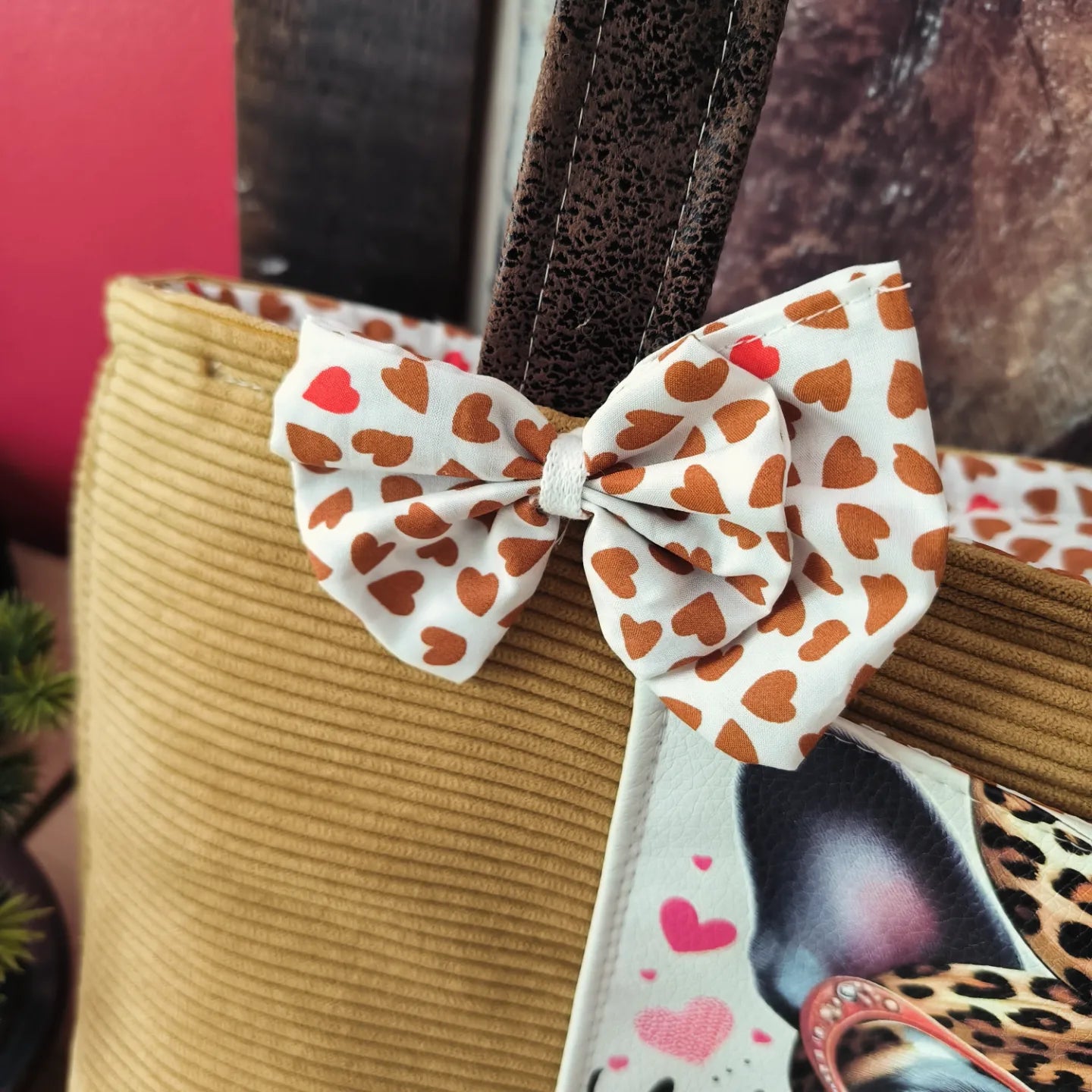 sac velours côtelé CHOUPINOU