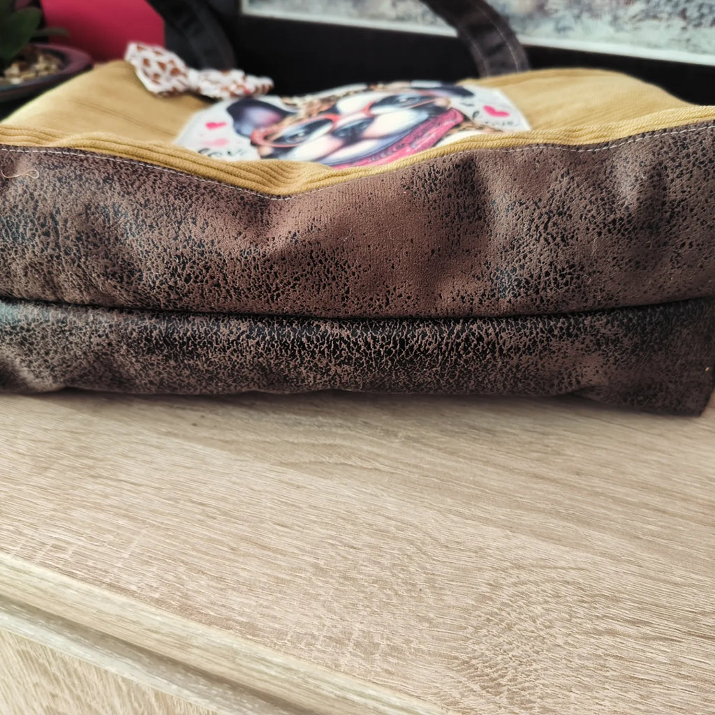 sac velours côtelé CHOUPINOU