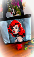 tote bag LADY IN RED
